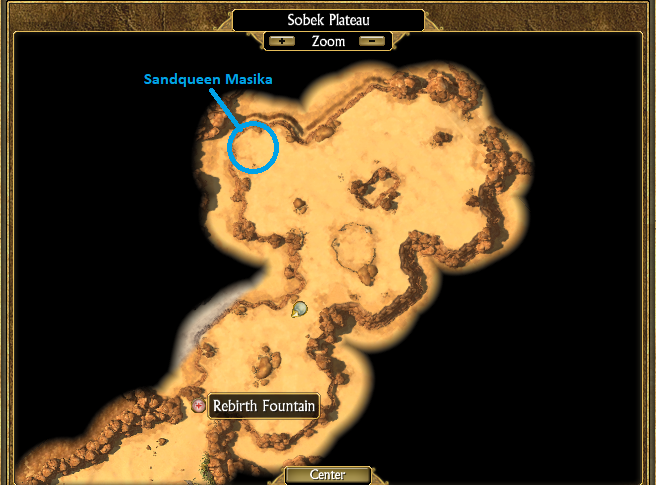 Sand Queen Masika Map Locations